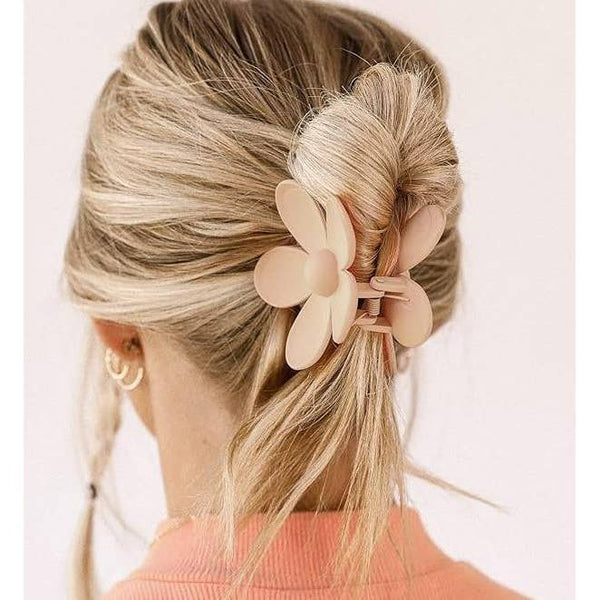 Pastel Tone Daisy Hair Clips | Assorted