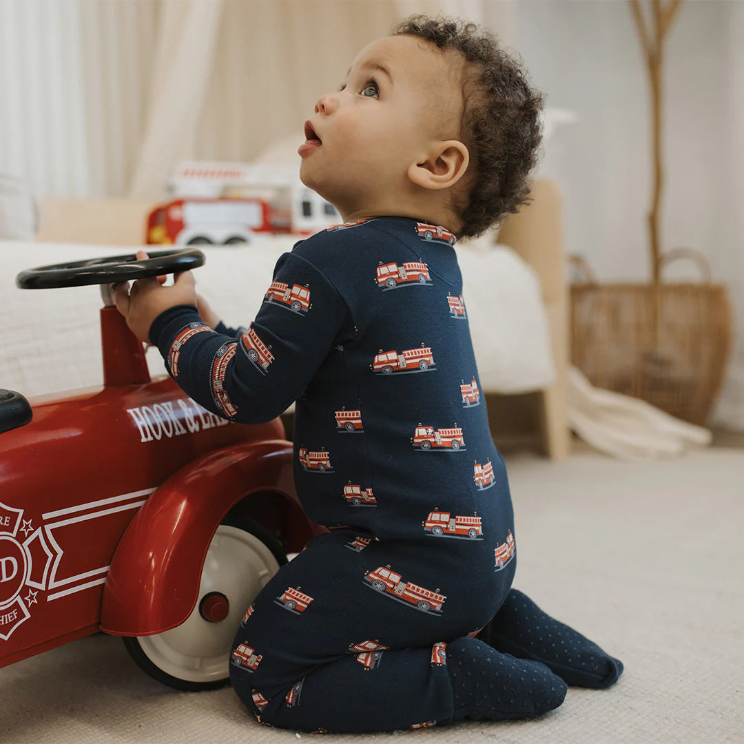 Convertible Sleeper | Dark Blue Firetruck