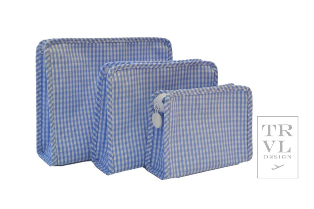 Roadie Medium | Gingham Sky