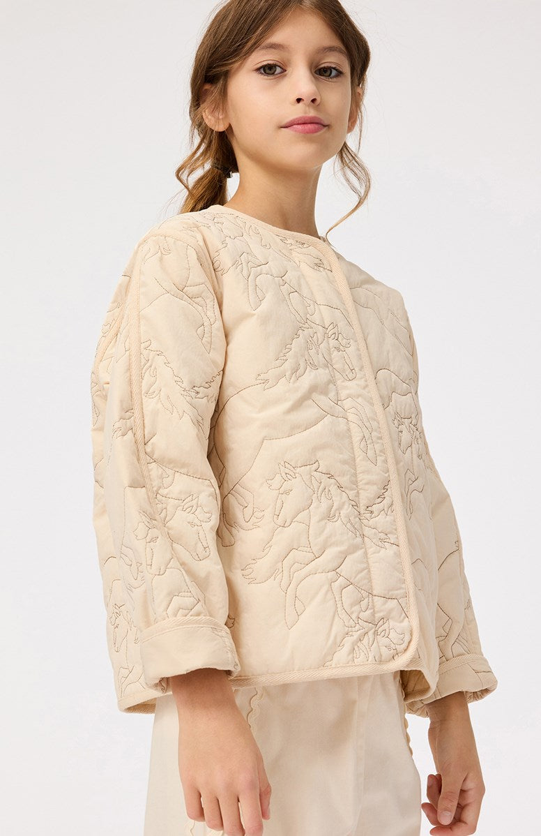 Holley Quilted Jacket | Brazilian Sand