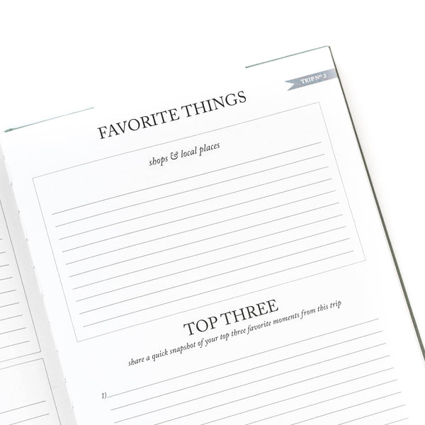 Travel Journal | Sage Green