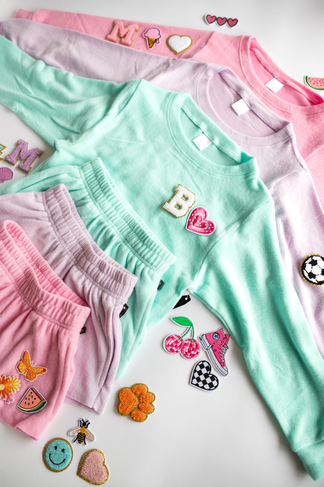 Spring Custom Crewneck Patch Set!