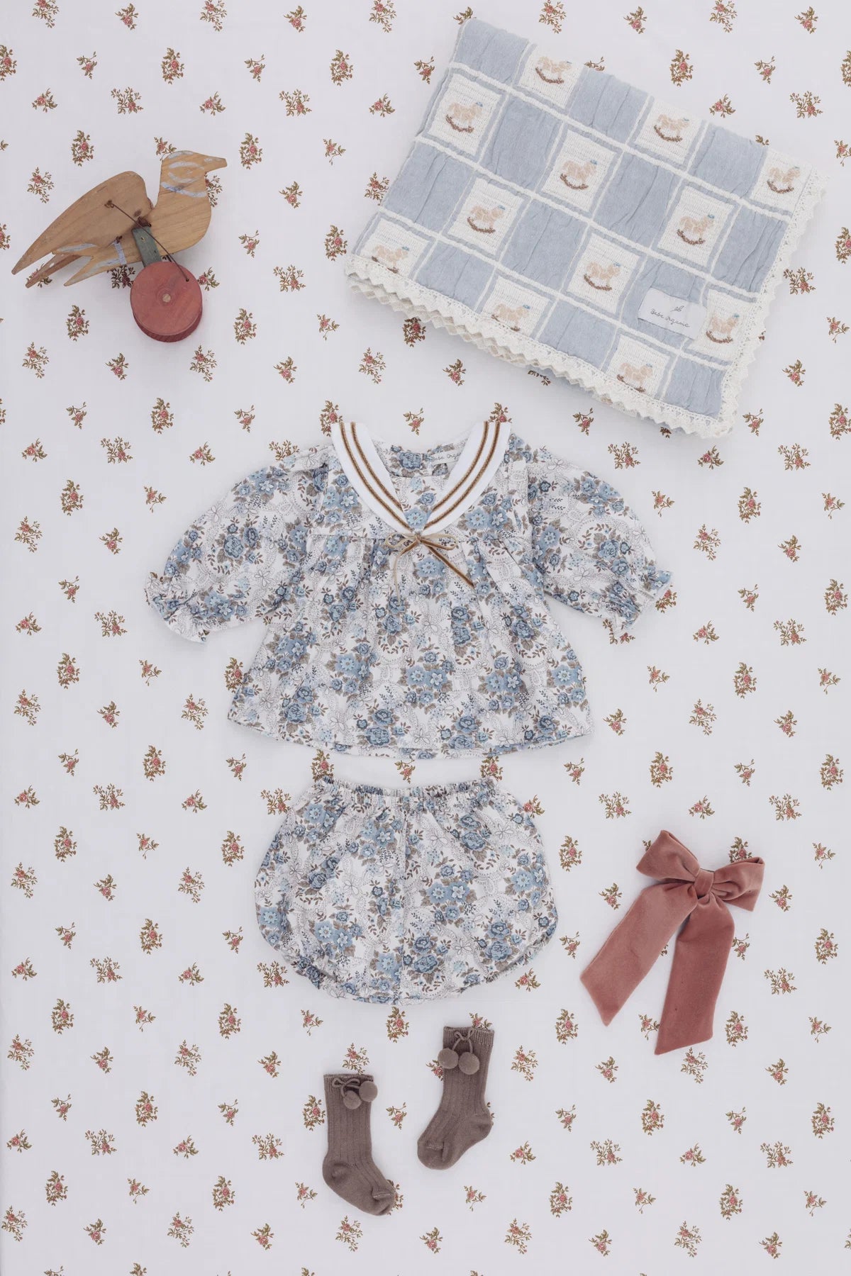 Catherine Baby Set | Vintage Floral