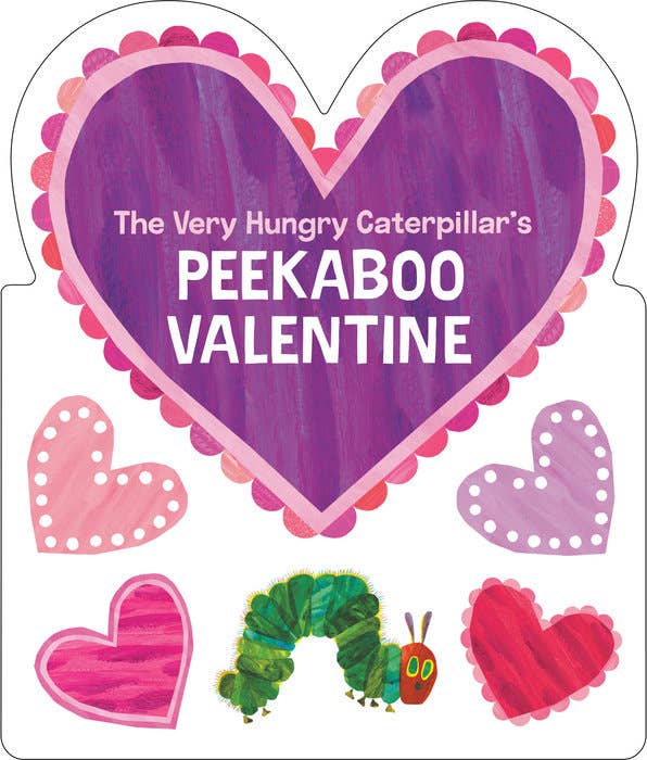Very Hungry Caterpillar Peekaboo V-day Shaped Board Book