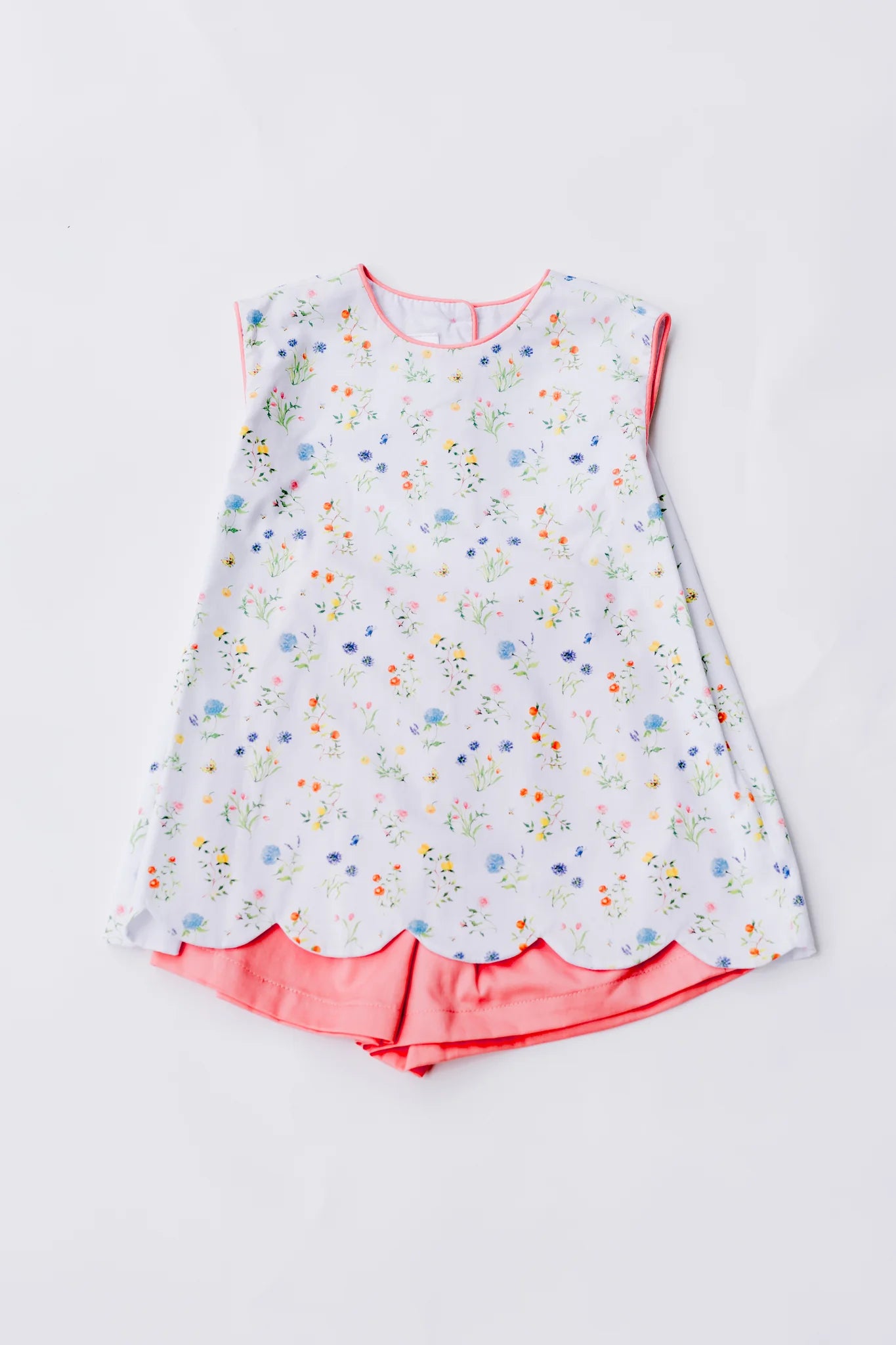 Summer Floral Bloomer/Short Set