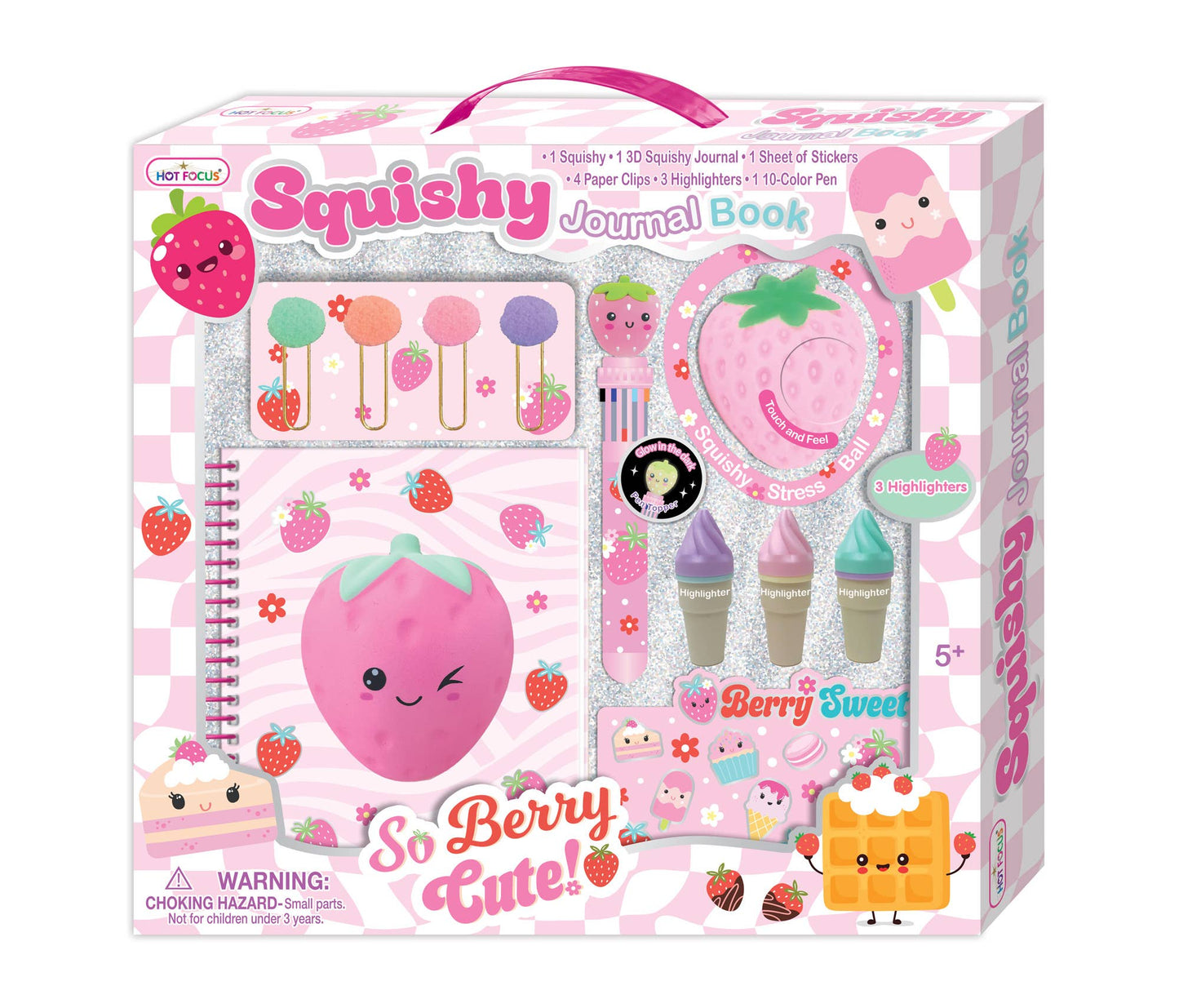 Squishy Journal Book | Strawberry
