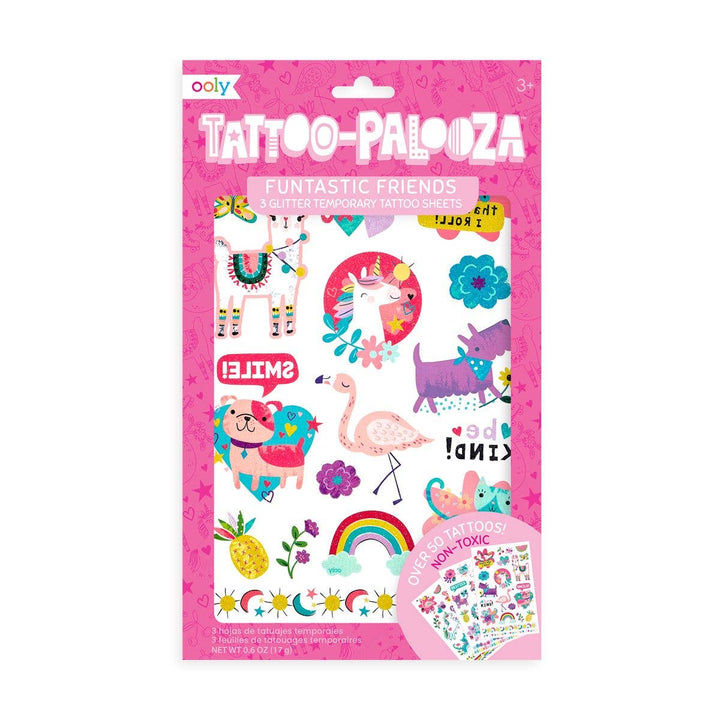 Tattoo Palooza Temporary Glitter Tattoo | Funtastic Friends