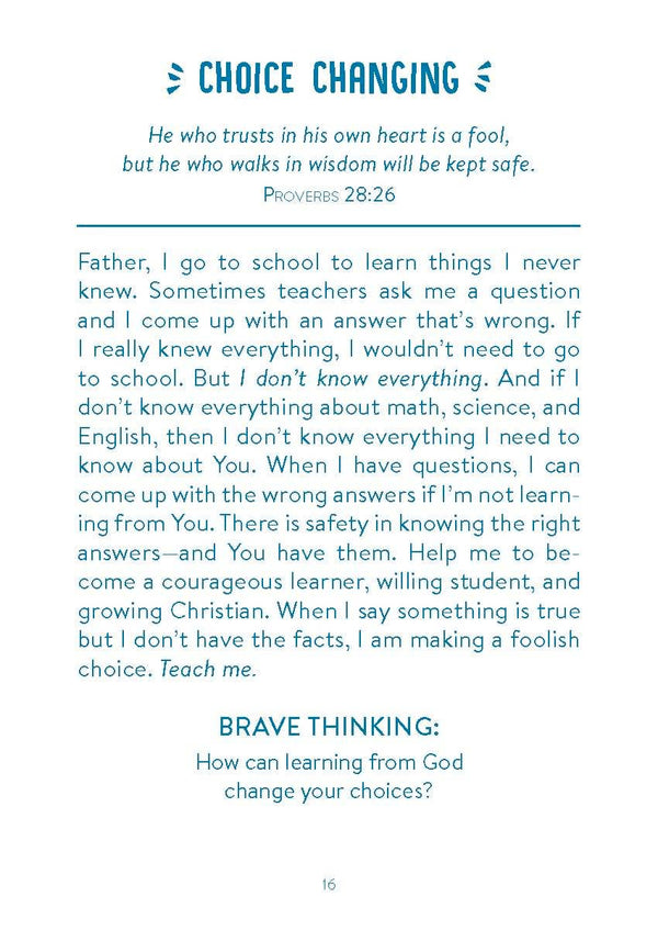 3-Minute Prayers for Brave Boys