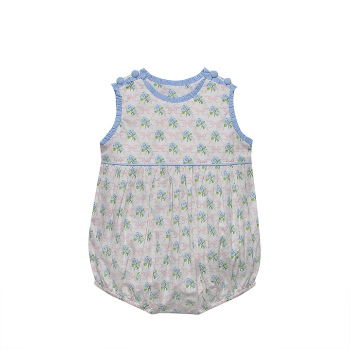 Blue Dakota Girl Bubble-Knots and Petals