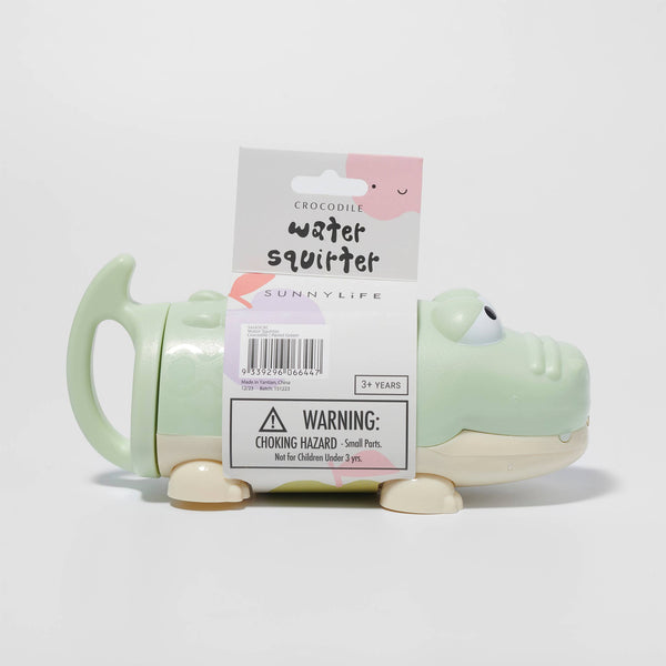 Water Squirters Crocodile | Pastel Green