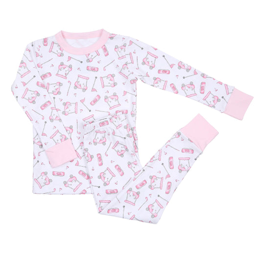 Putting Around Printed Pajamas | Pink