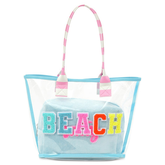 Beach Clear Tote Bag Set