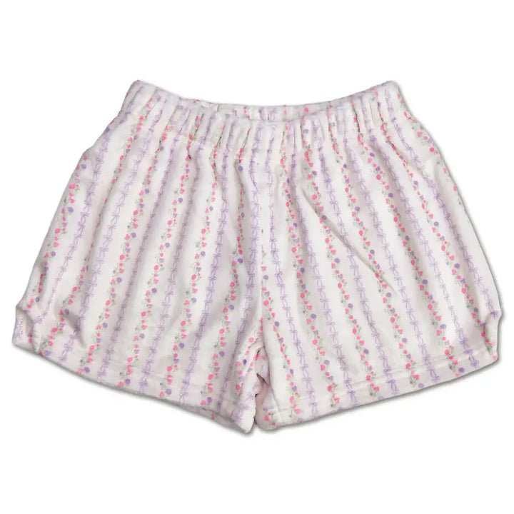 Sweet Heart Vine Plush Shorts