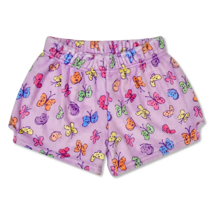 Bright Butterflies Plush Shorts