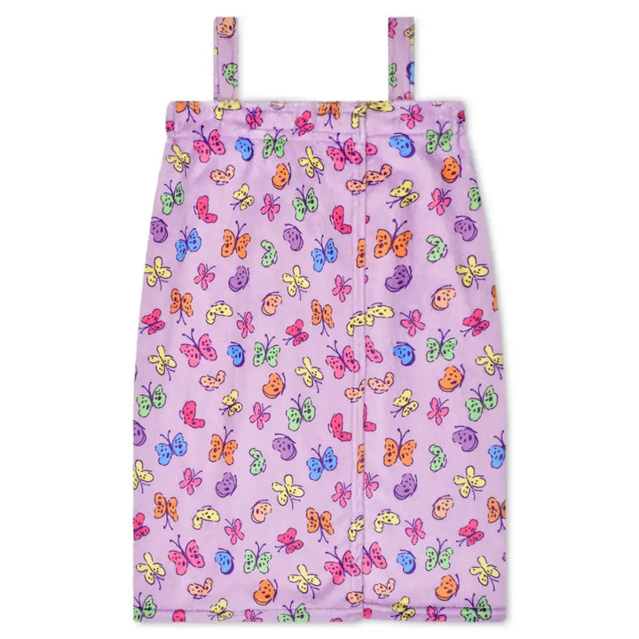 Bright Butterflies Plush Spa Wrap