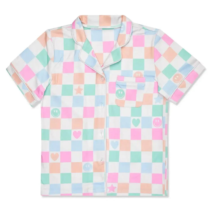 Smiley Check Lounge Set