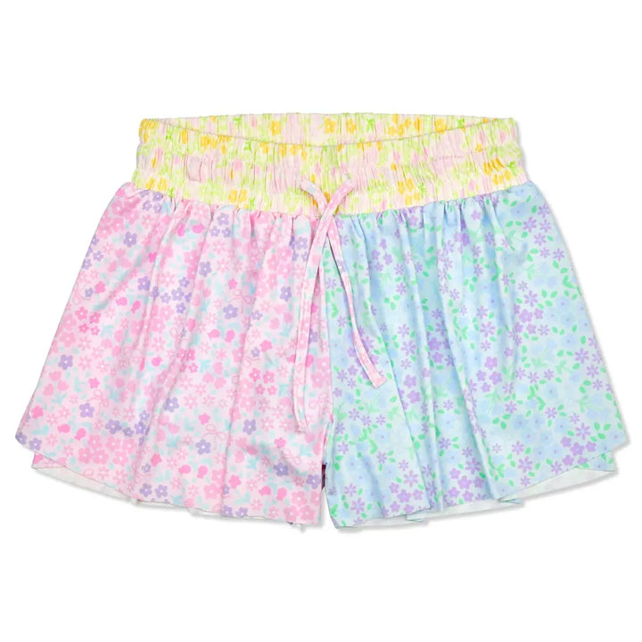 Ditsy Patchwork Butterfly Shorts