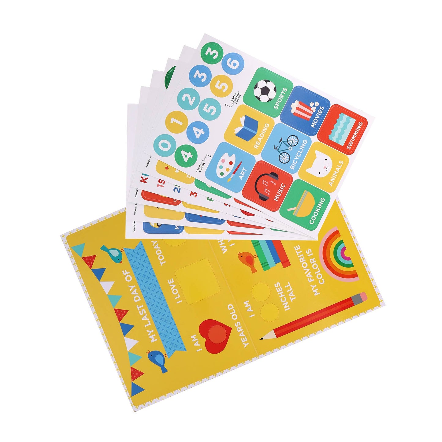 First & Last Day of School Sticker Sign