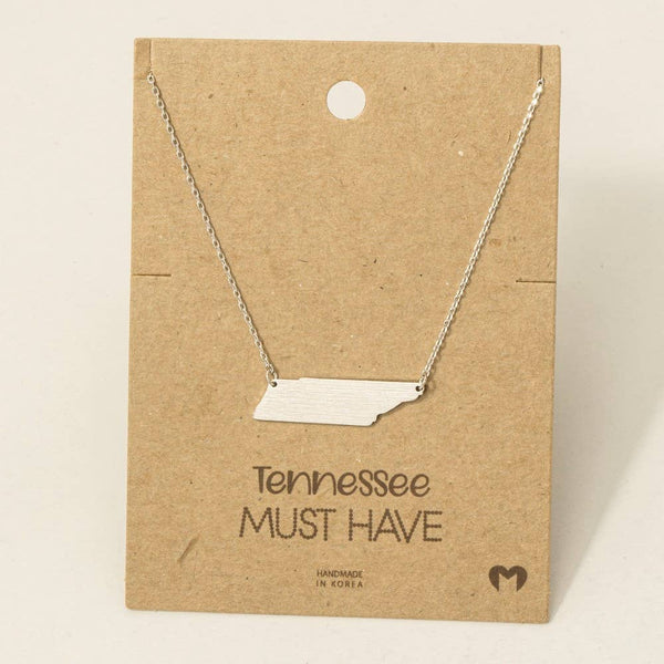 Gold TN Pendant Necklace