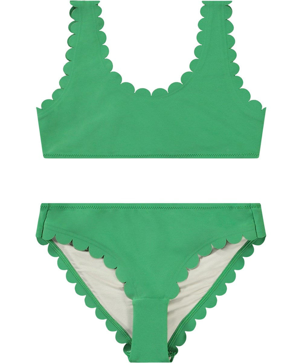Nolina Scalloped Two-Piece | Garden Green