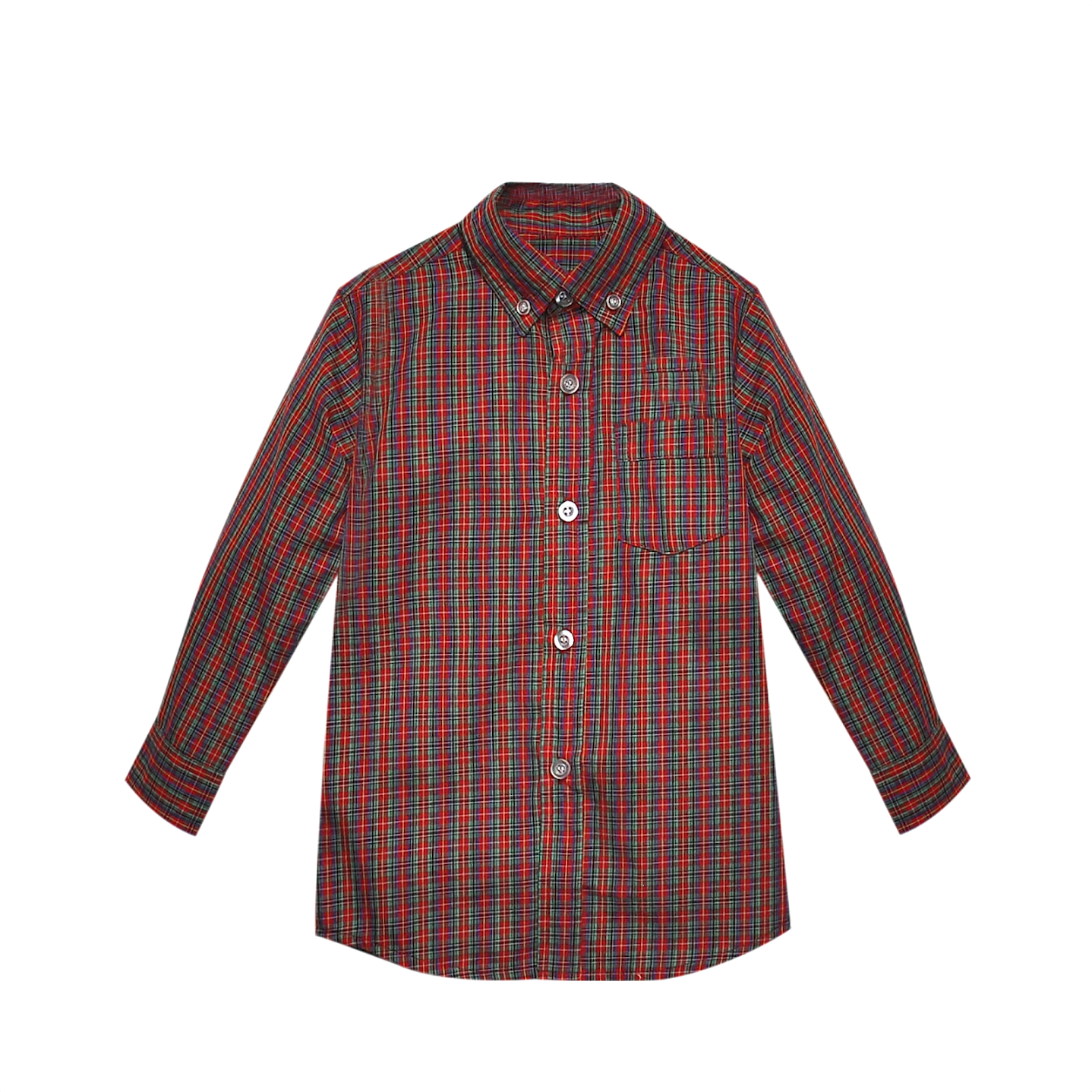 Red Plaid Arthur Button Down