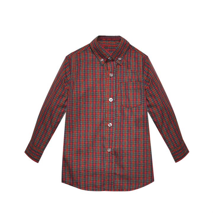 Red Plaid Arthur Button Down
