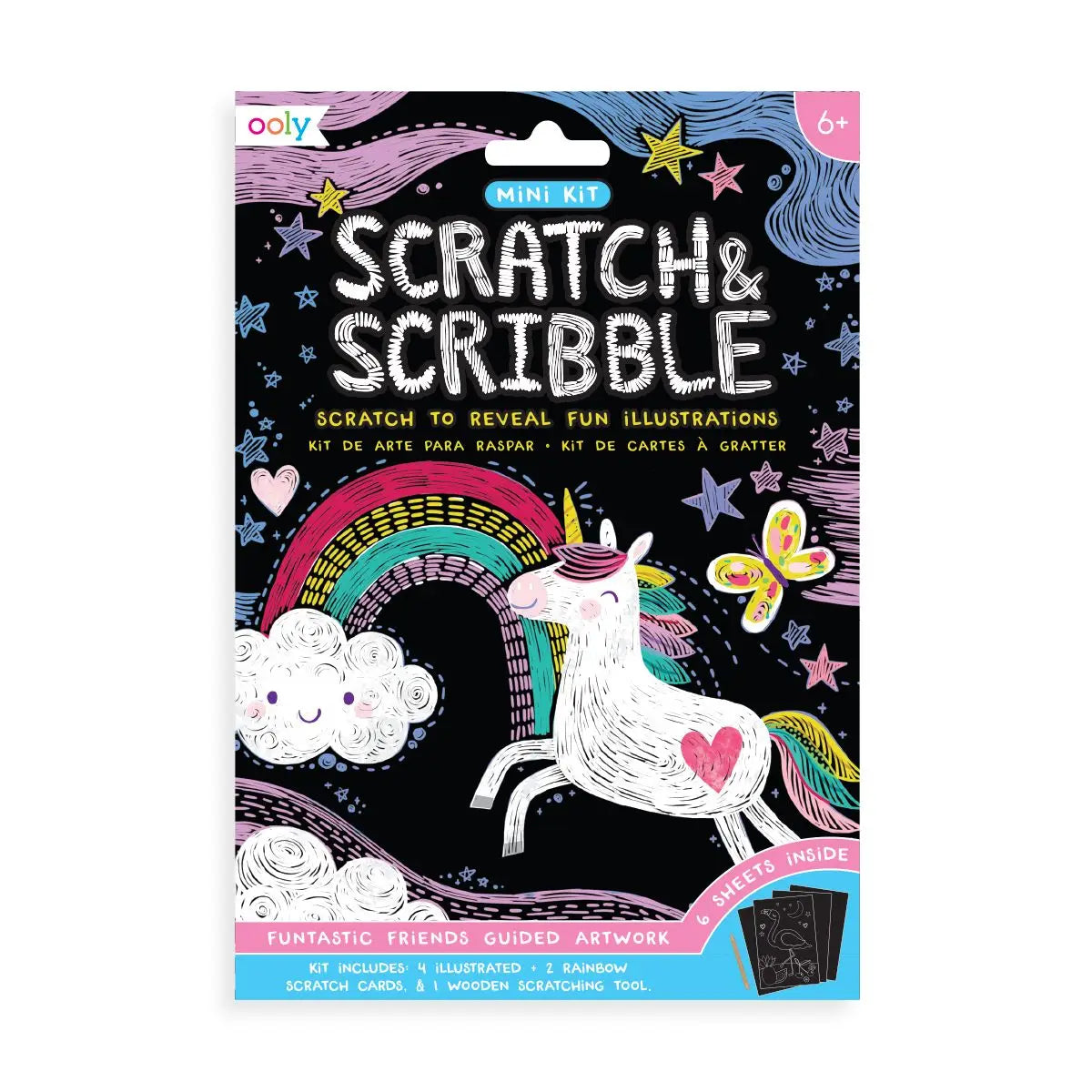 Scratch & Scribble Art Kit | Funtastic Friends