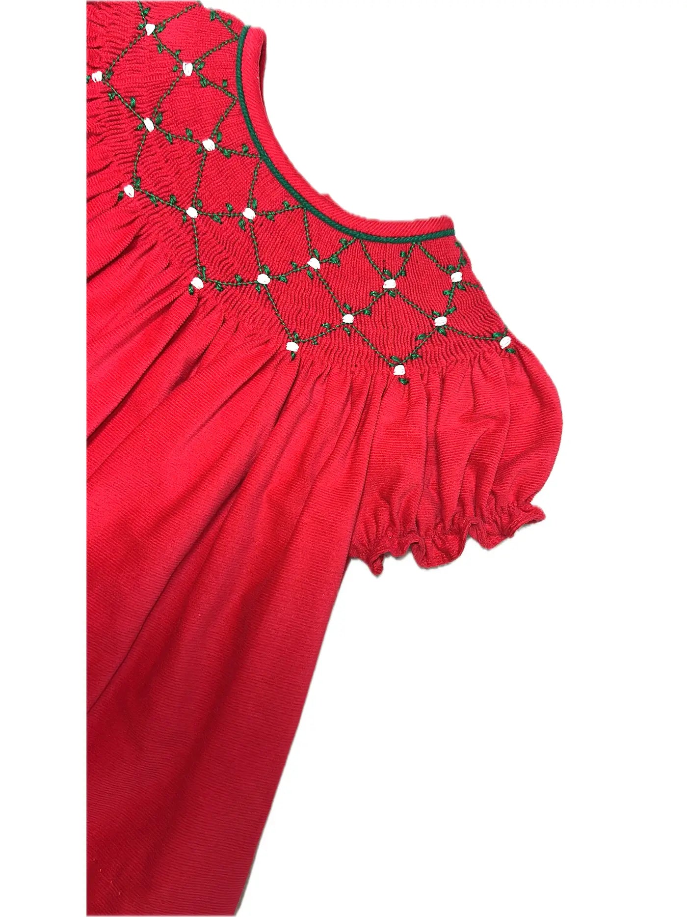 Christmas Classic Red Bishop Dress Set