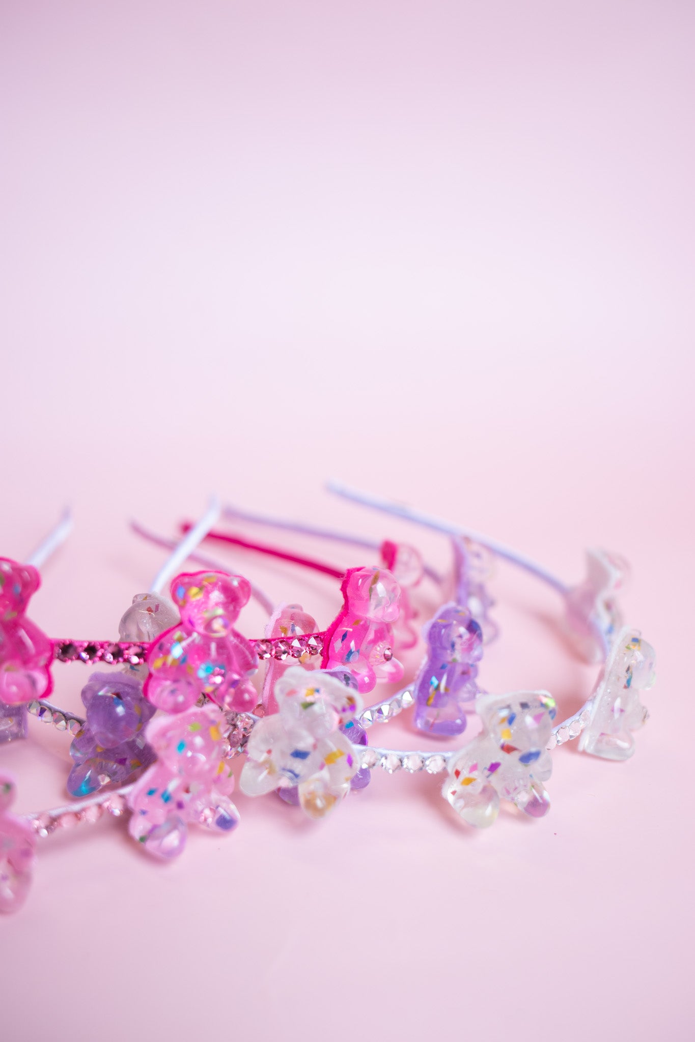 Teddy Bear Crystal Halo Thin Headband