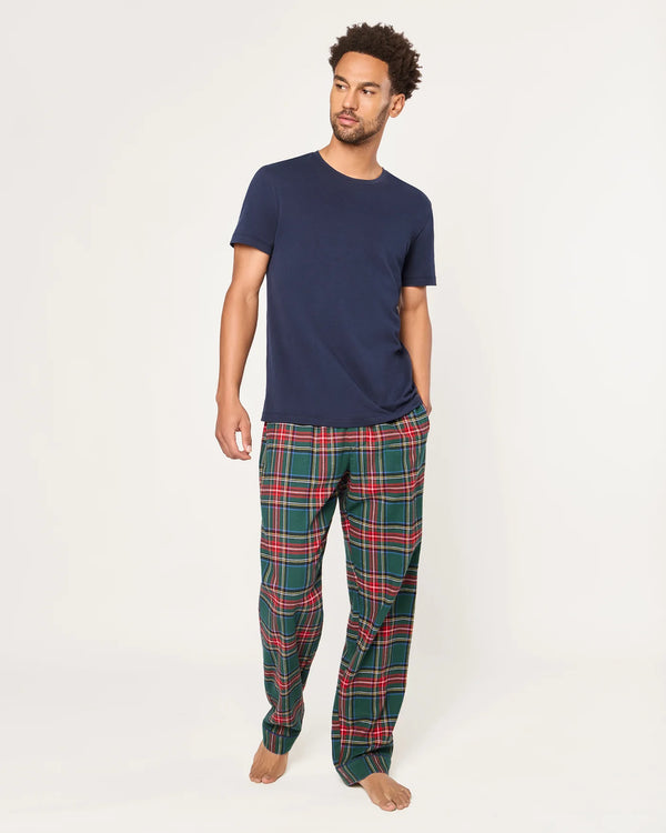 Men's Brushed Twill Pants | Kensington Tartan