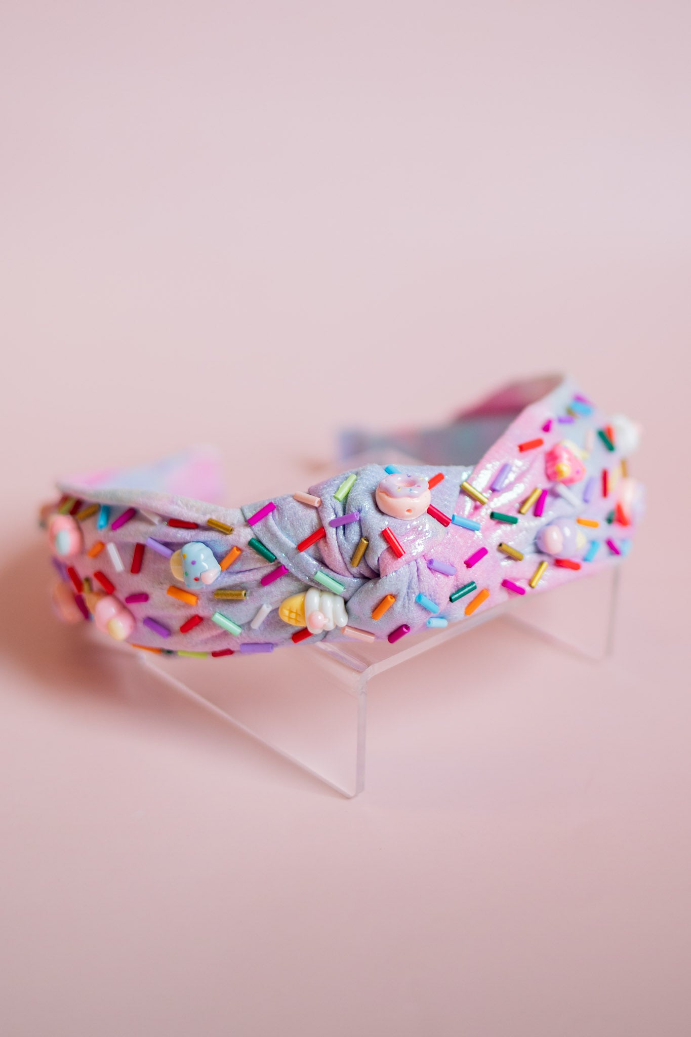 Sweets Sprinkle Knot Headband | Cotton Candy Tie Dye