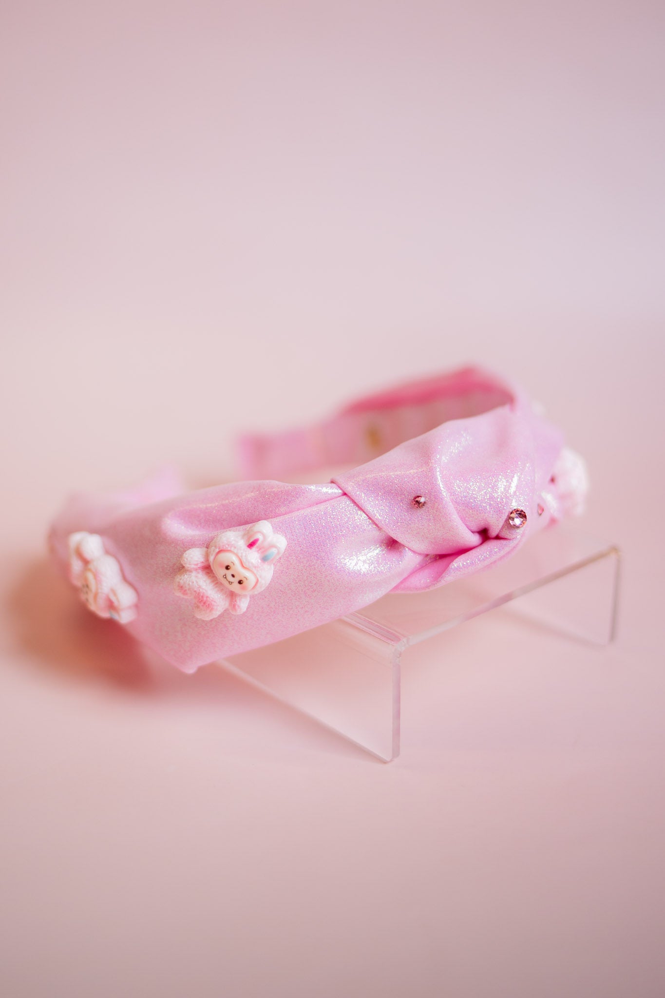 Knot Headband with Cutesters | Pink