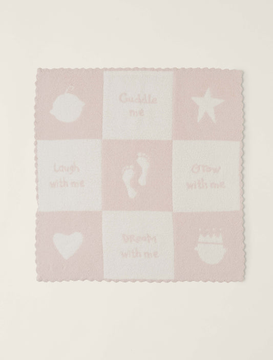 Cozychic Cuddle Receiving Blanket | Pink/Pearl