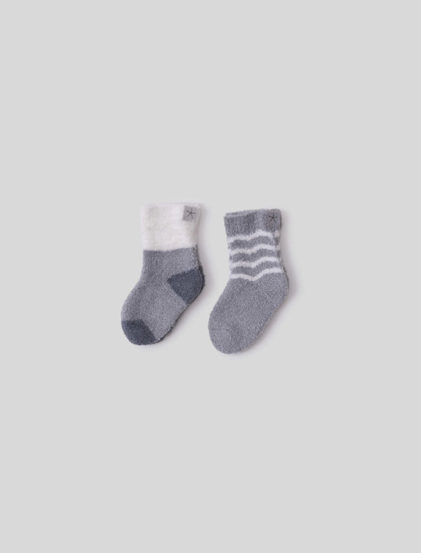 CozyChic Lite Baby Sock Stripe Set | Moonbeam Multi