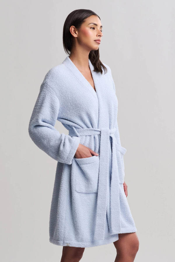 CozyChic Solid Robe | Snow Drop