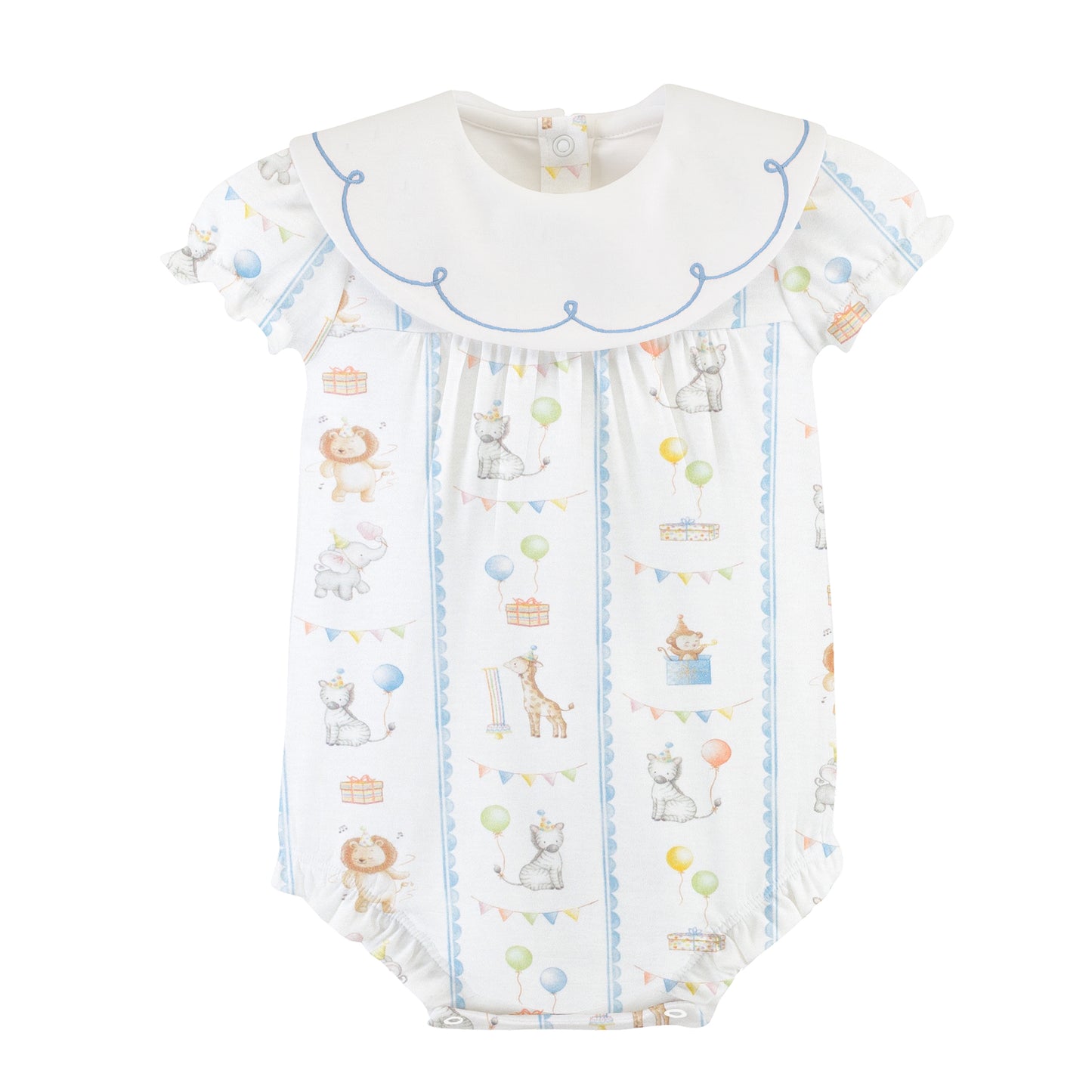 sweet sparkle bubble, embroidered collar