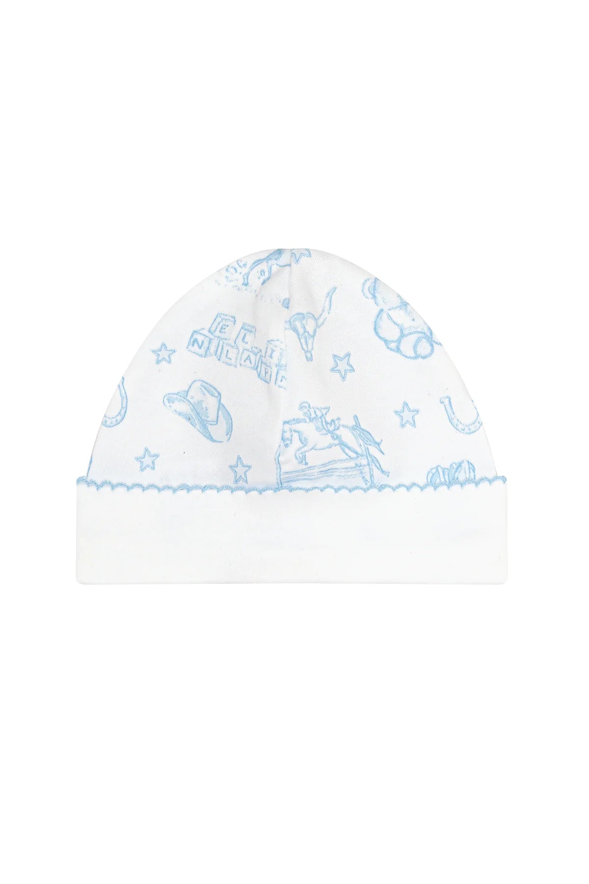 Blue Lone Star Toile Hat
