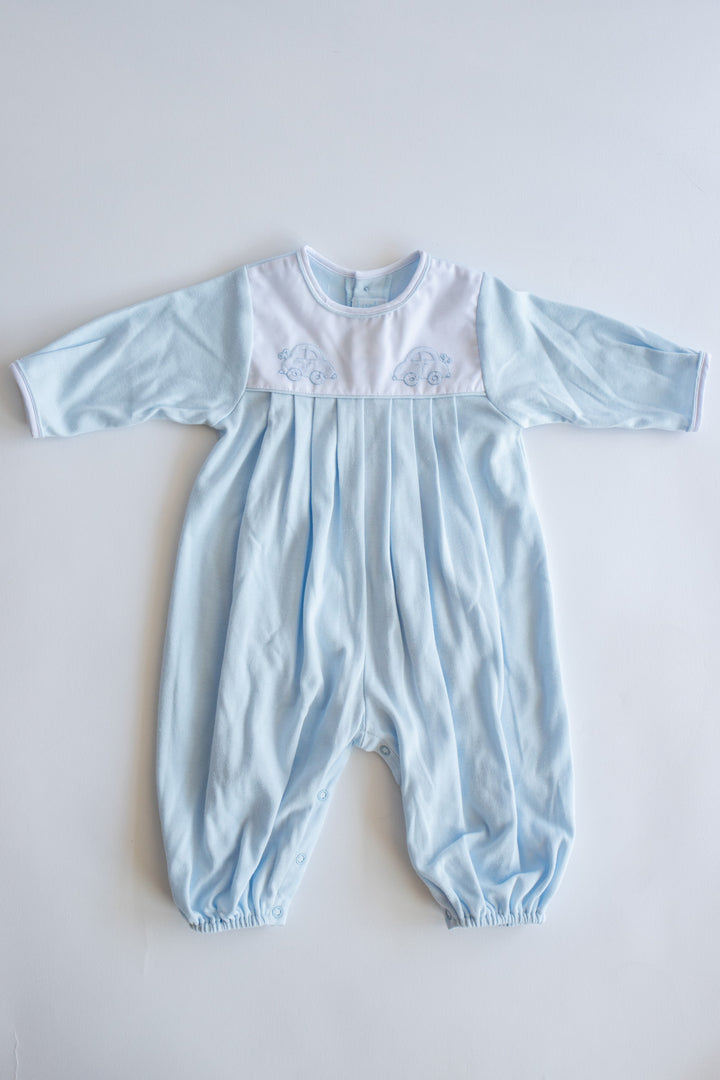 Knit Longall, Blue Wind Up Car