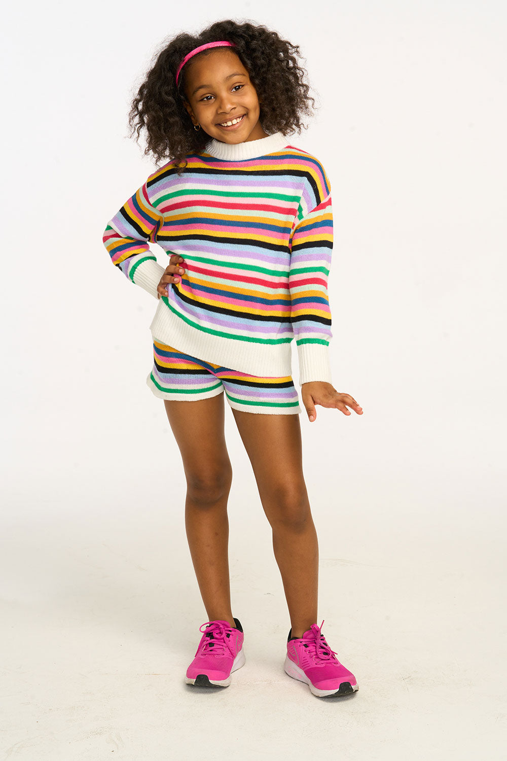 Brennen Sweater Short | Bright Stripe