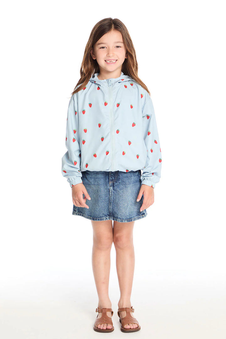Allover Strawberry Rain Jacket