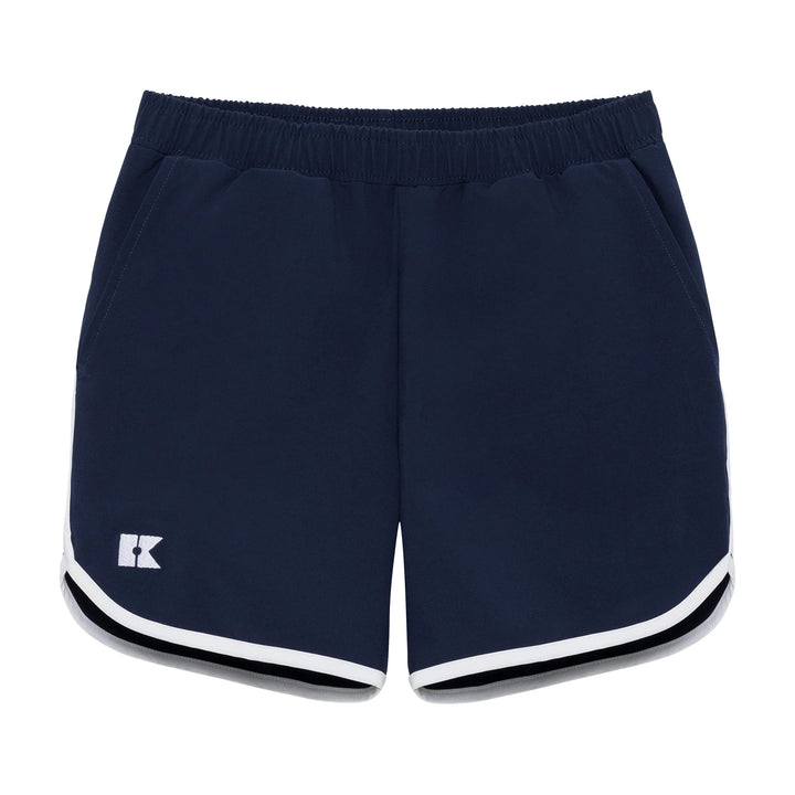 NAVY RETRO SUPER SHORT WITH WHITE PIPING