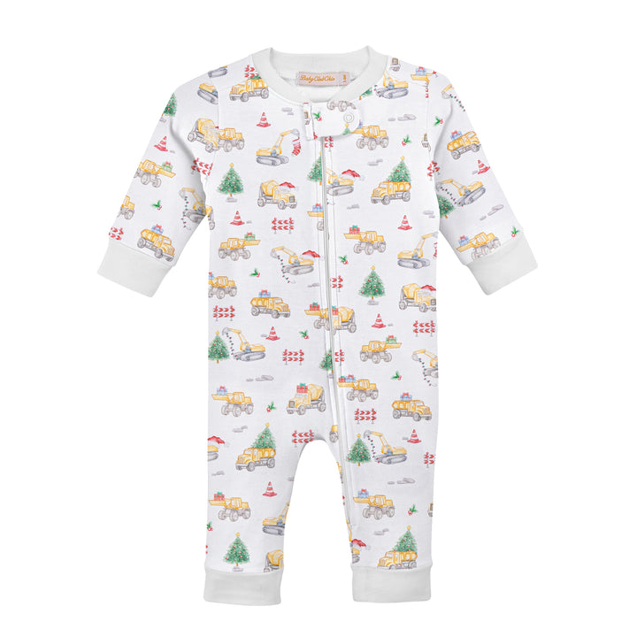 Jingle Trucks Printed Zip Coverall