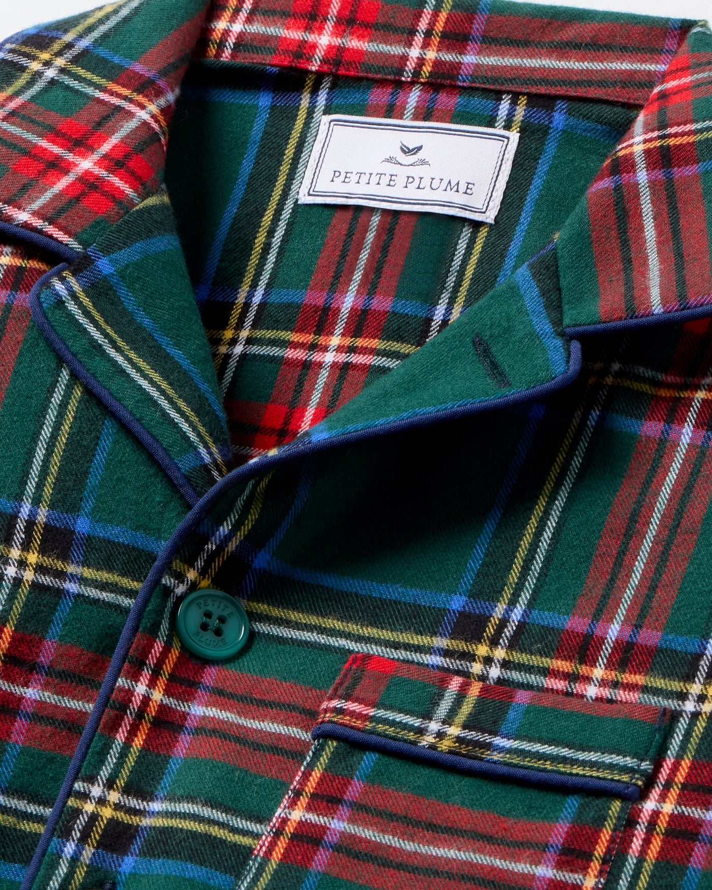 Kid's Brushed Twill Pajama Set | Kensington Tartan