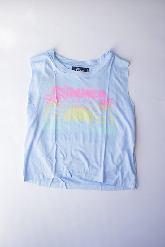 Summer Graphic Tank | Periwinkle