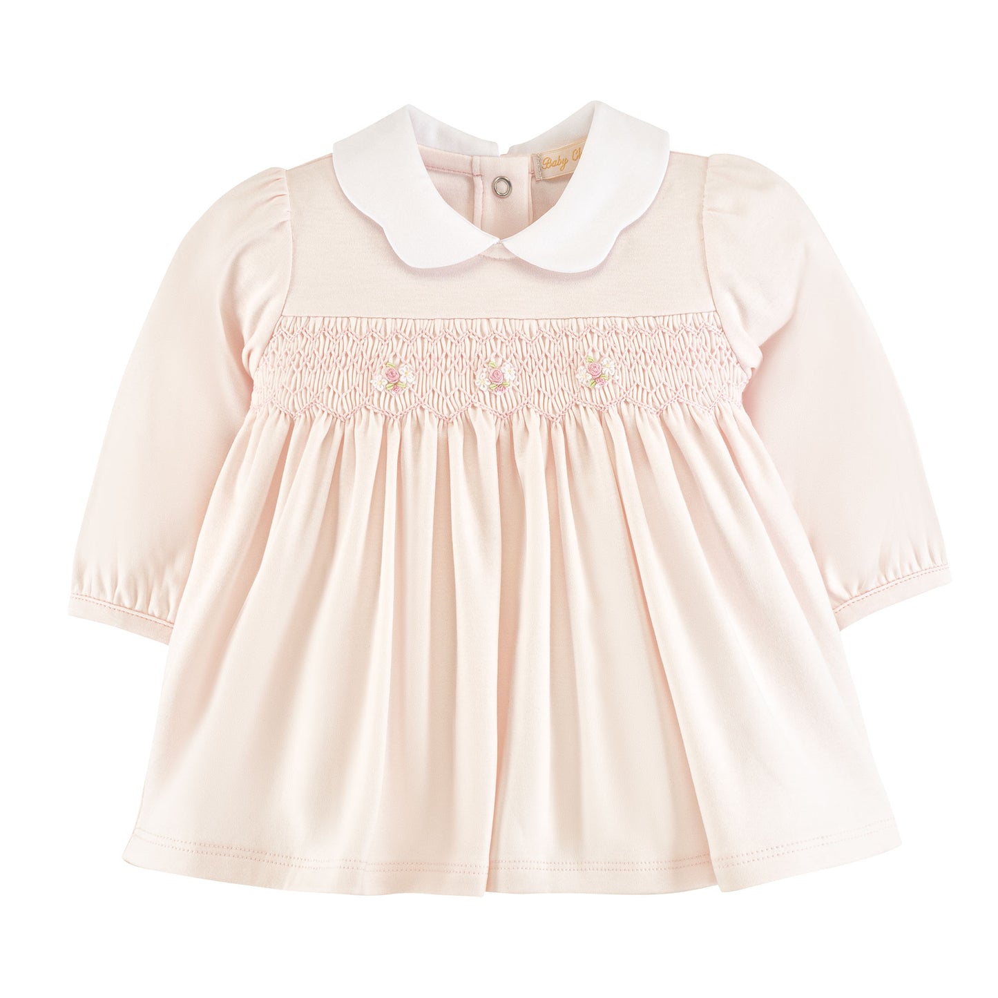 Hand Smocked Scallop Collar Dress | Sweet Roses