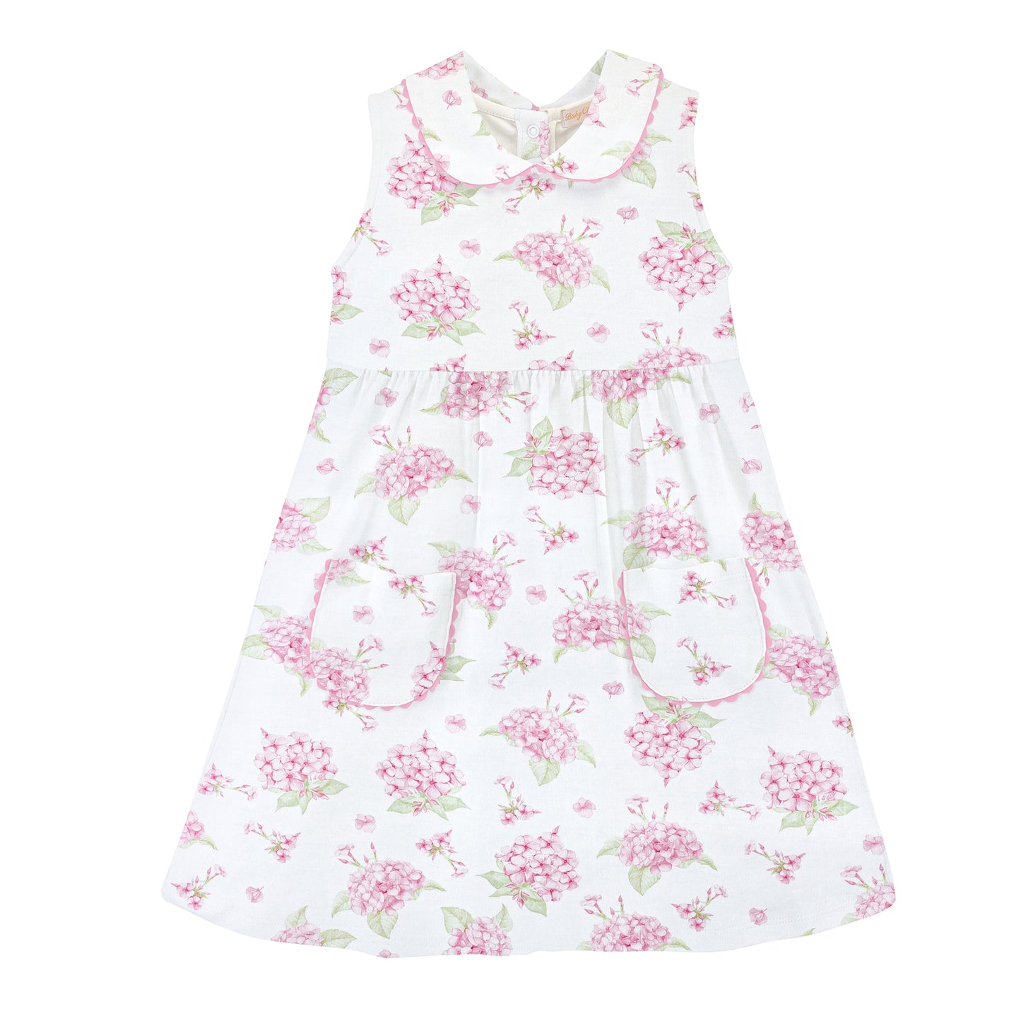Printed Pocket Dress | Pompous Hydrangeas