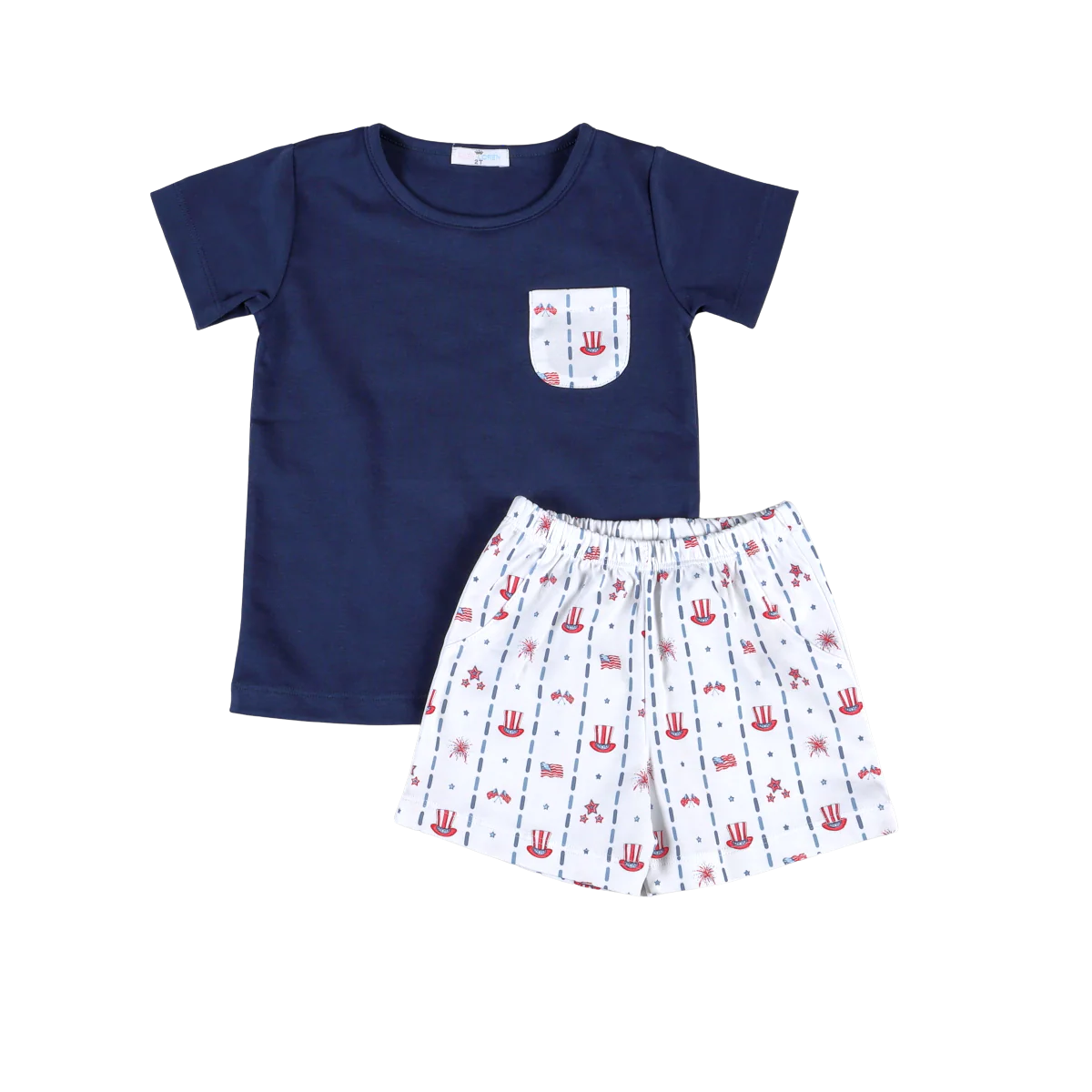 Celebrate Blue Short Set