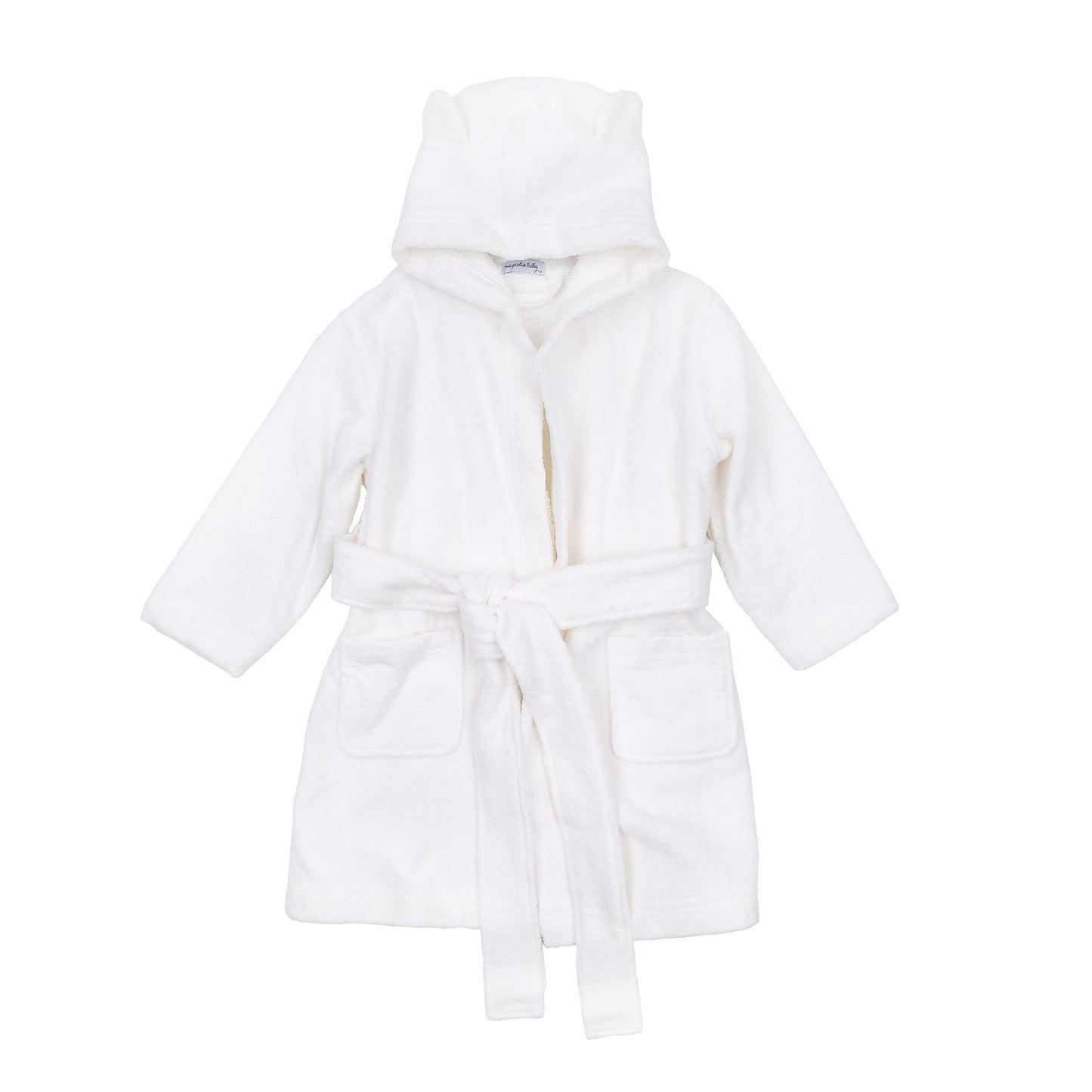 Essentials Solid Bathrobe | White