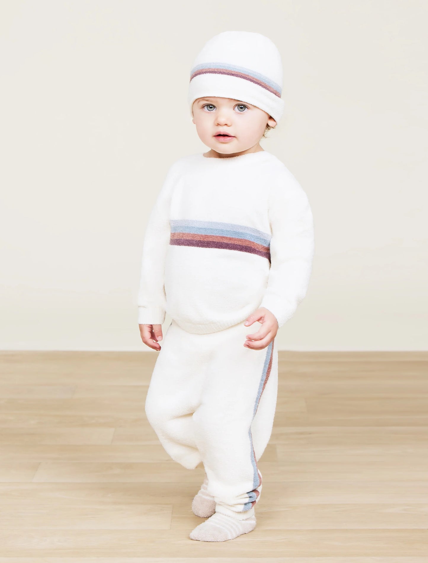 Barefoot Dreams Cozy Chic Ultra Light Multi Stripe Baby Set