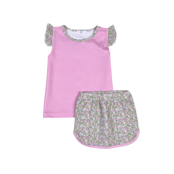 Flutter Skort Set | Eve Floral